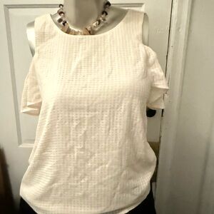 Elegant Cream Women's Top